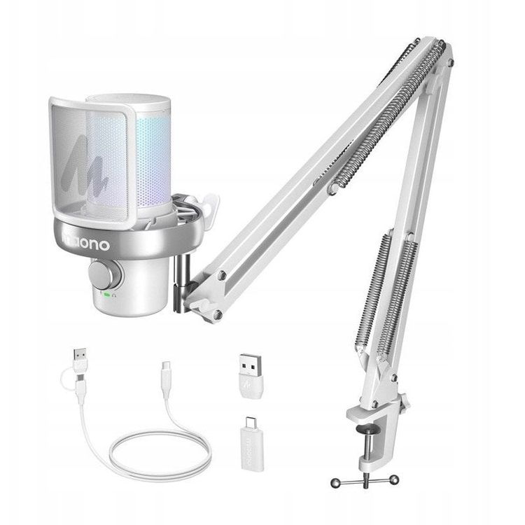 Tootefoto - Maono DM40 S Pro mikrofon (valge)