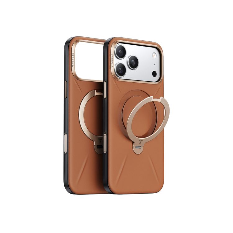 Tootefoto - TORRAS QPRO Leather for iPhone 17 Pro (Amber Brown)