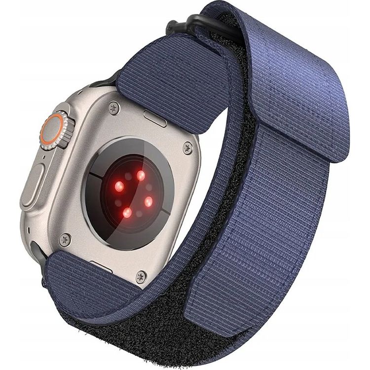 Tootefoto - ForCell FORCELL F-DESIGN FA05 nailonrihm Apple Watchi jaoks 42 / 44 / 45 / 49 mm sinine