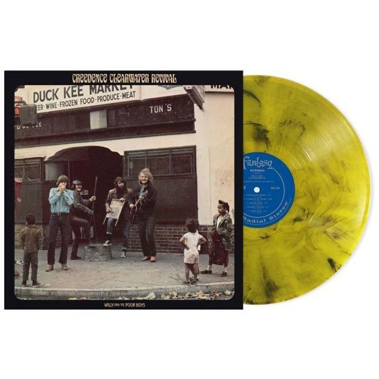 Tootefoto - CREEDENCE CLEARWATER REVIVAL "Willy And The Poor Boys" (Yellow Smoke V