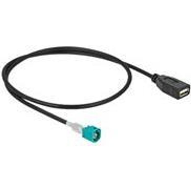 Tootefoto - DeLOCK 90310 koaksiaalkaabel 0,5 m HSD Z USB 2.0 Type-A Must