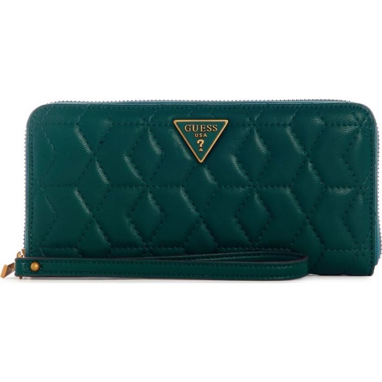 Tootefoto - Guess, Elenia, tekstiilist rahakott, SLG suur lukuga, metsaroheline, naistele naistele
