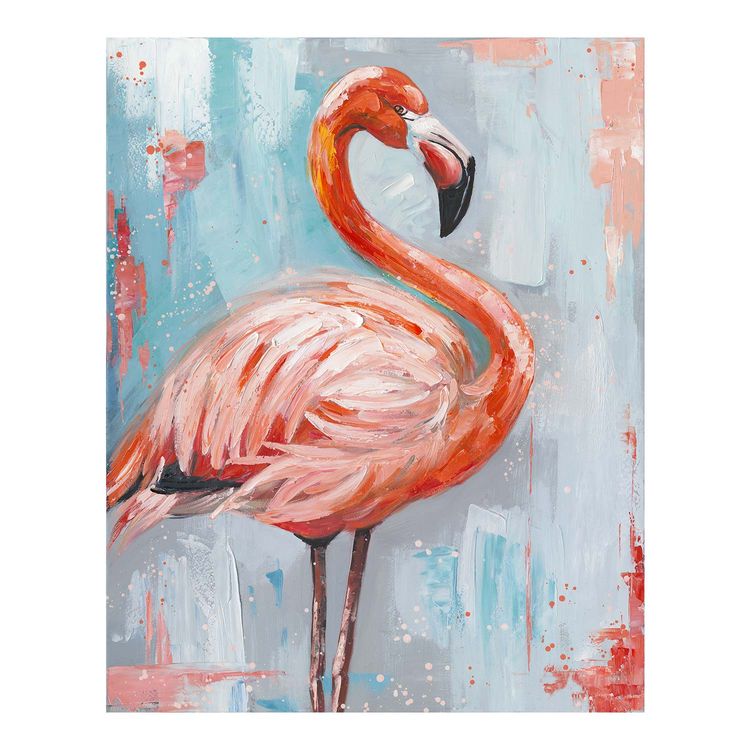 Tootefoto - limaal 80x100cm, flamingo