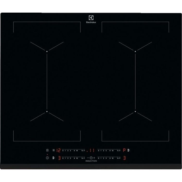 Tootefoto - Electrolux EIV644 Must Sisseehitatud Tsooniga induktsioonplaat 4 tsoon(id)