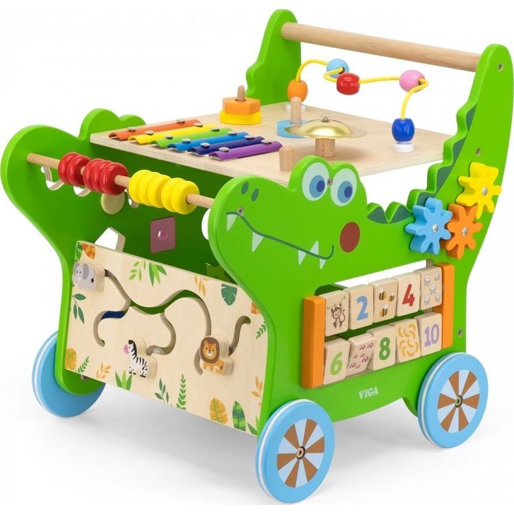 Tootefoto - Viga m nguasjad puidust hariv krokodillit ukur 12in1 Lumarko!