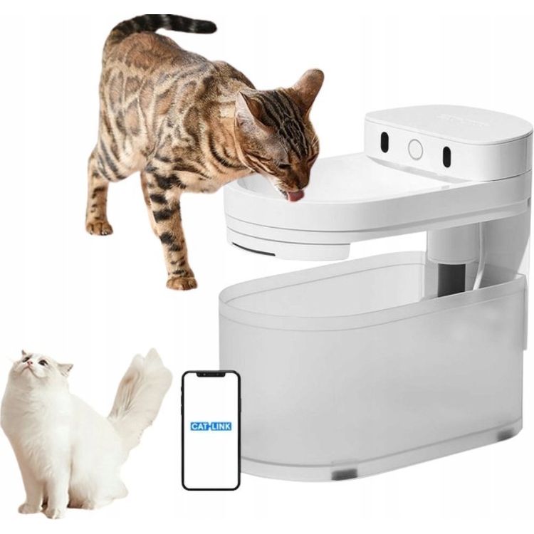 Tootefoto - Catlink Pure 3 smart dog and cat fountain/drinker (white)