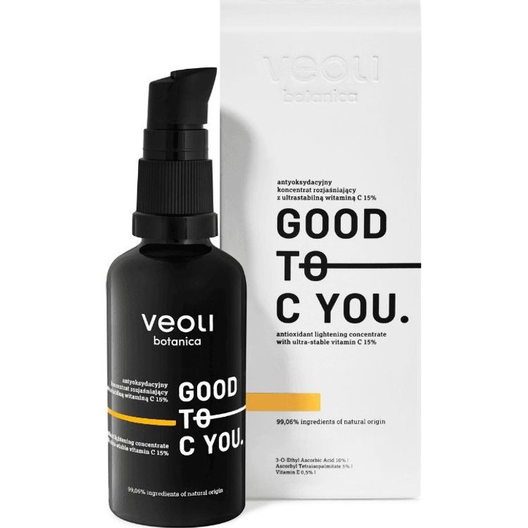 Tootefoto - Veoli Botanica Veoli Botanica GOOD TO C YOU Antioks dantne valgendav kontsentraat listabiilse C-vitamiiniga 15%