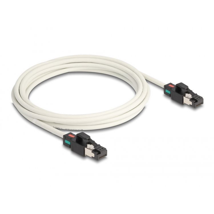 Tootefoto - DeLOCK 80171 v rgukaabel Valge 3 m Cat6a S/FTP (S-STP)