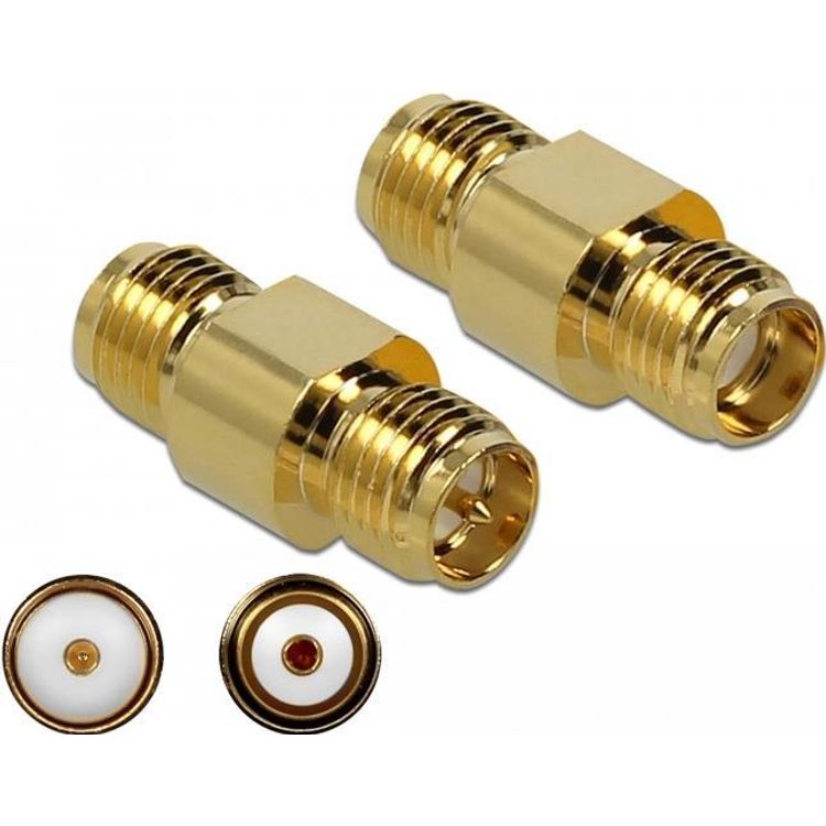 Tootefoto - DeLOCK 89975 juhtmepistmik SMA, RP-SMA Kuld