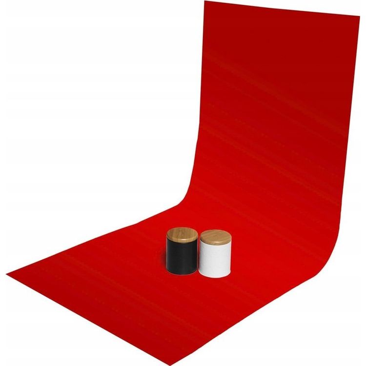 Tootefoto - GlareOne GlareOne PVC taust 60x130cm - punane