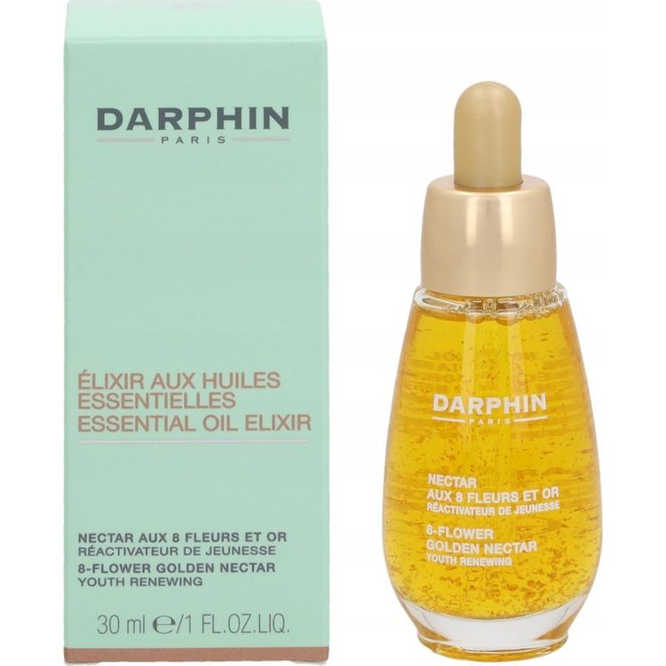 Tootefoto - Darphin Darphin, Essential Oil Elixir - 8-Flower Golden Nectar, Non-Comedogenic, Nourishes & Smooths, Morning & Night, Oil, For Face & Neck, 30 ml For Women