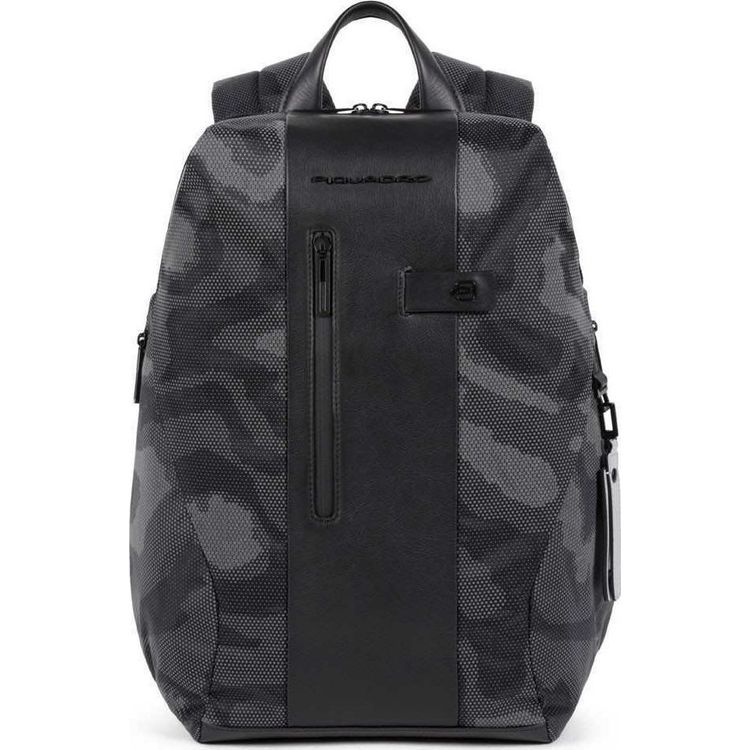 Tootefoto - Piquadro Piquadro, Brief 2, nailon ja nahk, seljakott, kaamera, s learvuti ja iPadi sahtel, CA5478BR2, unisex, 30 x 41 x 13 cm unisex