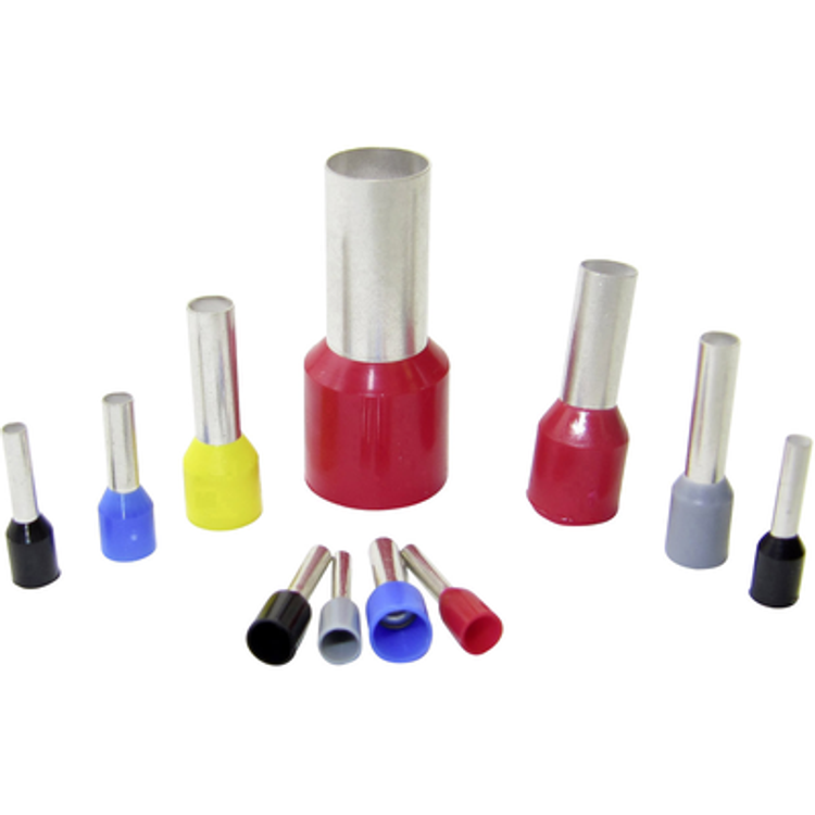 Tootefoto - Wkk Ce 003408W Ferrule 0.34 Mm Partially Insulated Turquoise 500 Pc(S)