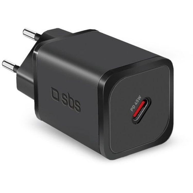 Tootefoto - SBS -laadija Tetragan1C45W 45W GAN USB -C Z Power kohaletoimetamine - must