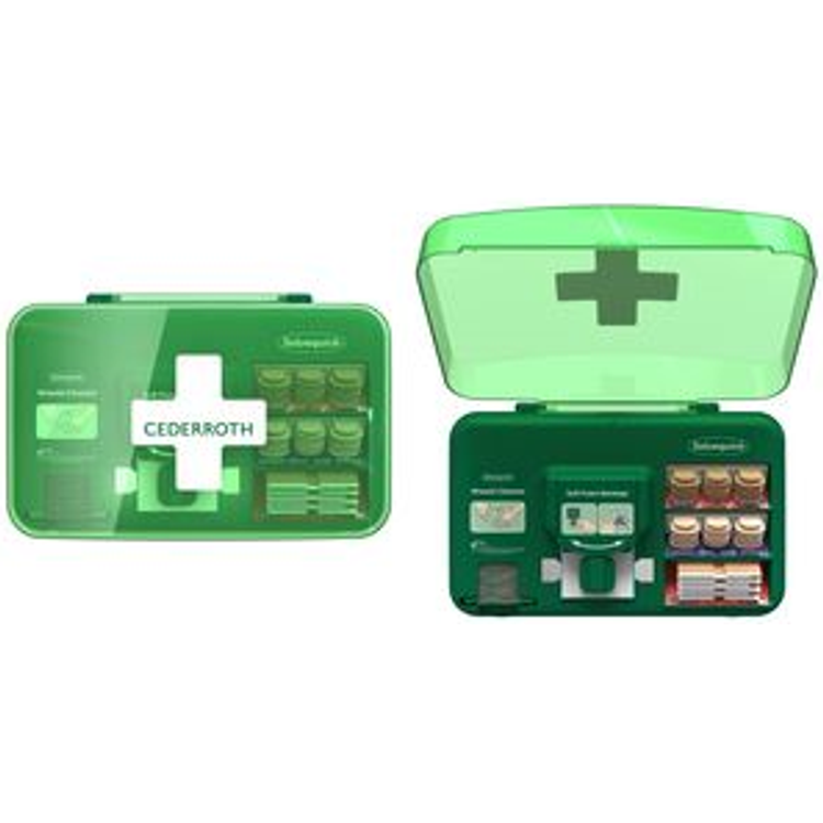 Tootefoto - CEDERROTH Erste-Hilfe-Set Wound Care Dispenser, im Spender ABS-Kunststoff, f r die Versorgung kleinerer Wunden, - 1 St ck (51011006)