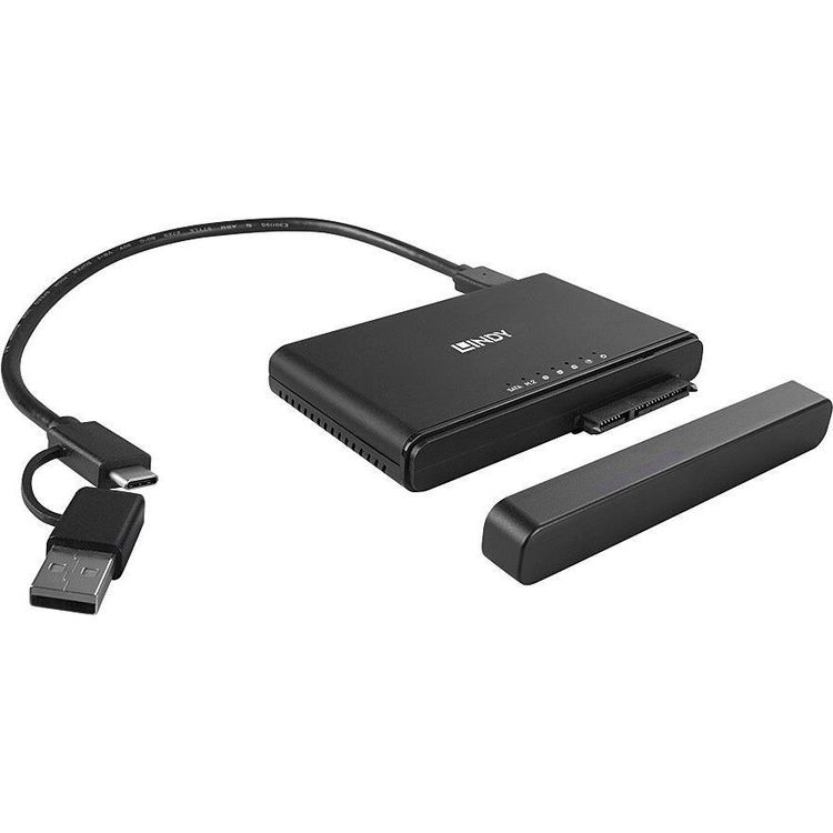 Tootefoto - Lindy 43359 HDD/SSD dokkimisjaam USB 3.2 Gen 2 (3.1 Gen 2) Type-C Must
