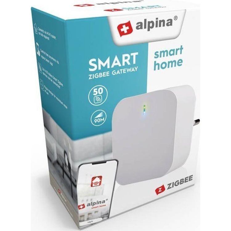 Tootefoto - Alpina Alpina - Bramka hub Zigbee do po czenia urz dze w tym standardzie
