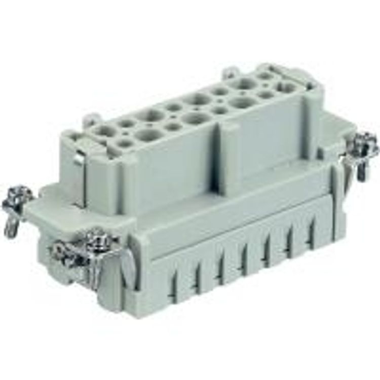 Tootefoto - Harting Buchseneinsatz Han E 09 33 024 2702 24 + PE Crimpen 1 St. (09 33 024 2702)