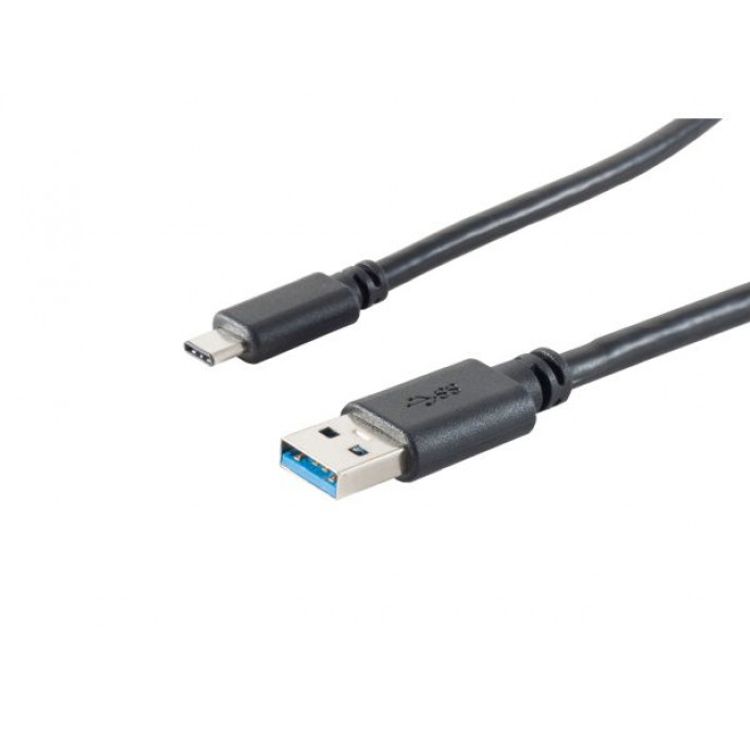 Tootefoto - CUC Exertis Connect 39910222 USB-kaabel 1 m USB 3.2 Gen 1 (3.1 Gen 1) USB A USB C Must