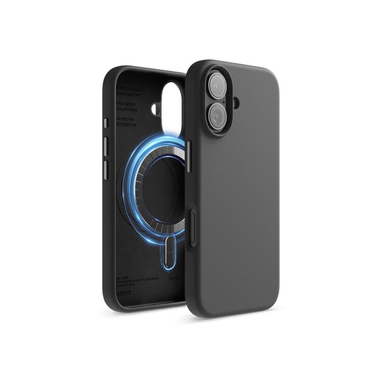Tootefoto - Elago Magnetic Silicone for iPhone 16 Black