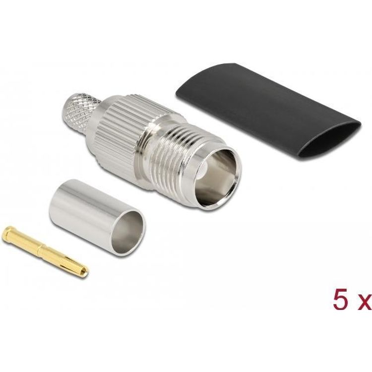 Tootefoto - DeLOCK 90031 koaksiaalpistik hendus Terminaals lme kontroller 5 tk 75