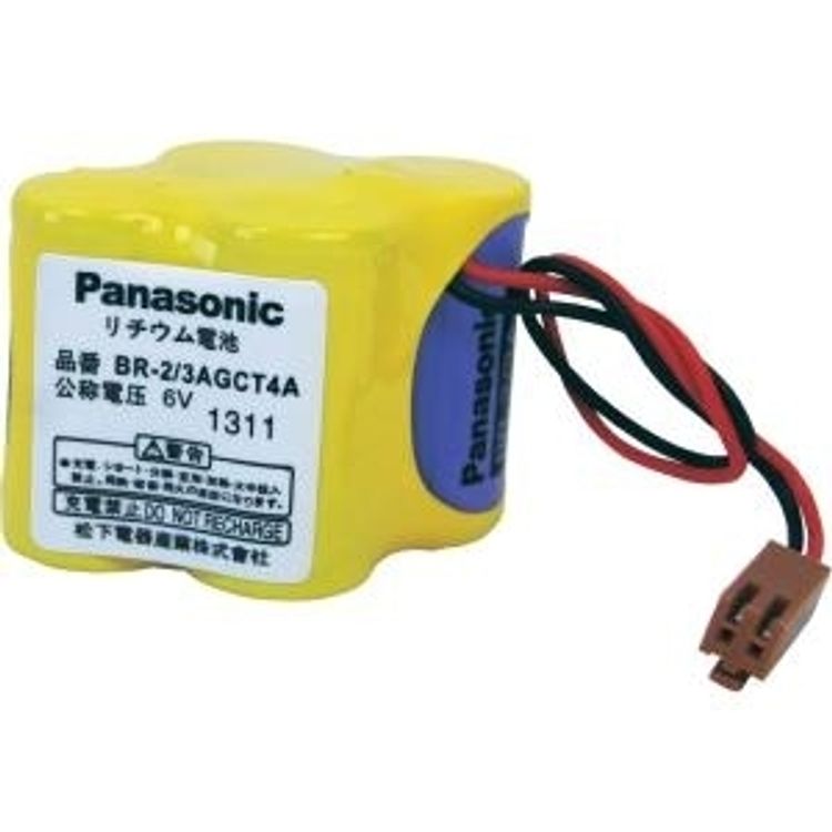 Tootefoto - Panasonic Spezial-Batterie Stecker Lithium BR2/3AGCT4A 6 V 2400 mAh 1 St. (BR2/3AGCT4A)