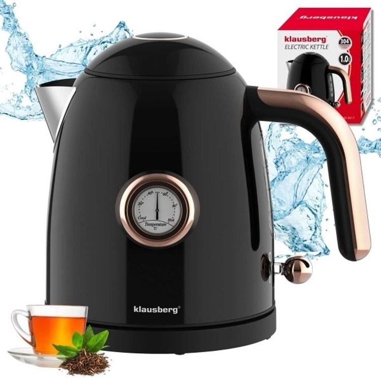 Tootefoto - Klausberg veekeetja ELEKTRIKANN 1L TERMOMEETRIGA KLAUSBERG KB-9017
