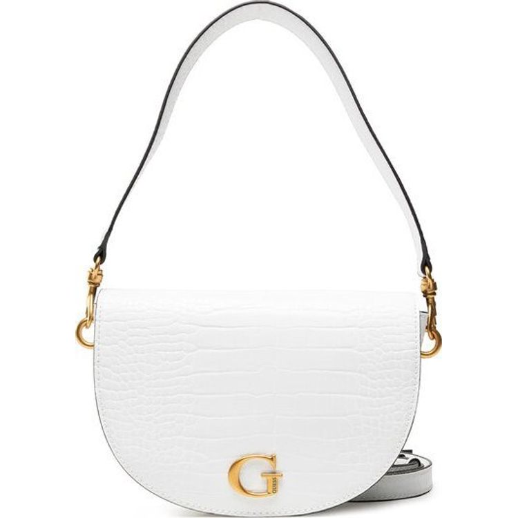 Tootefoto - Guess, Danna, pol uretaan, tekstiilikott, valge, HWCA8420190WHI, naistele, 24 x 17 x 5 cm naistele