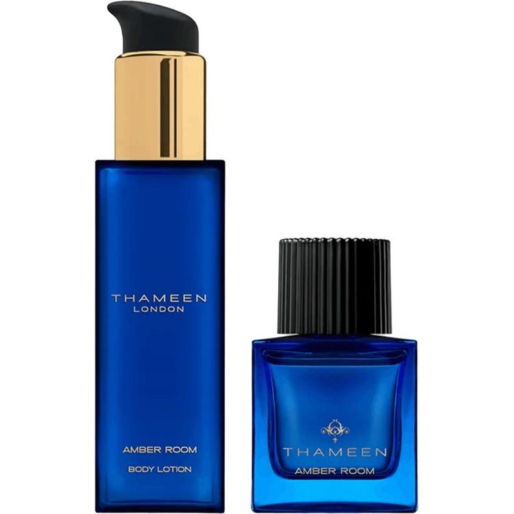 Tootefoto - Komplekt Thameen London: Amber Room, Extrait De Parfum, Unisex, 50 ml + Amber Room, kehakreem, keha, 100 ml naistele