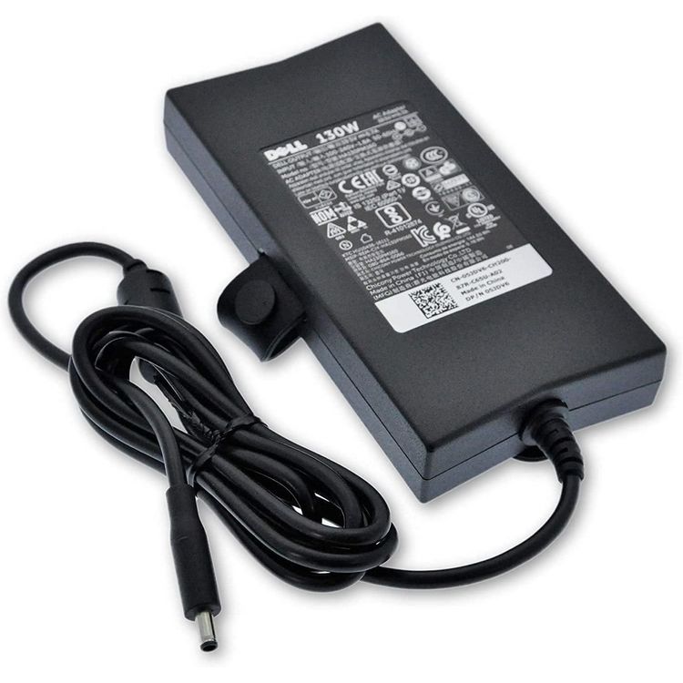 Tootefoto - Dell AC Adapter, 130W, 19.5V, 3 Pin, 4.5mm, C6 Power Cord,