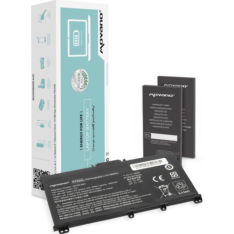 Tootefoto - Movado aku aku HT03XL HP 240 250 255 256 G7 340 348 G5