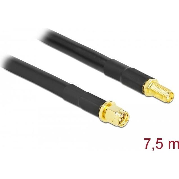 Tootefoto - DeLOCK 90467 koaksiaalkaabel LMR300 7,5 m SMA Must