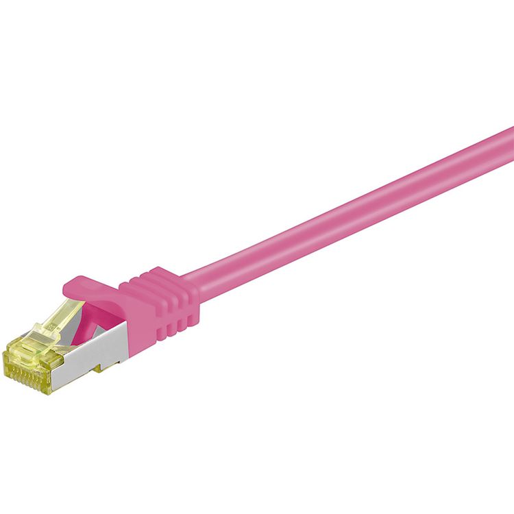 Tootefoto - Goobay RJ-45 CAT7 30m v rgukaabel Magenta S/FTP (S-STP)