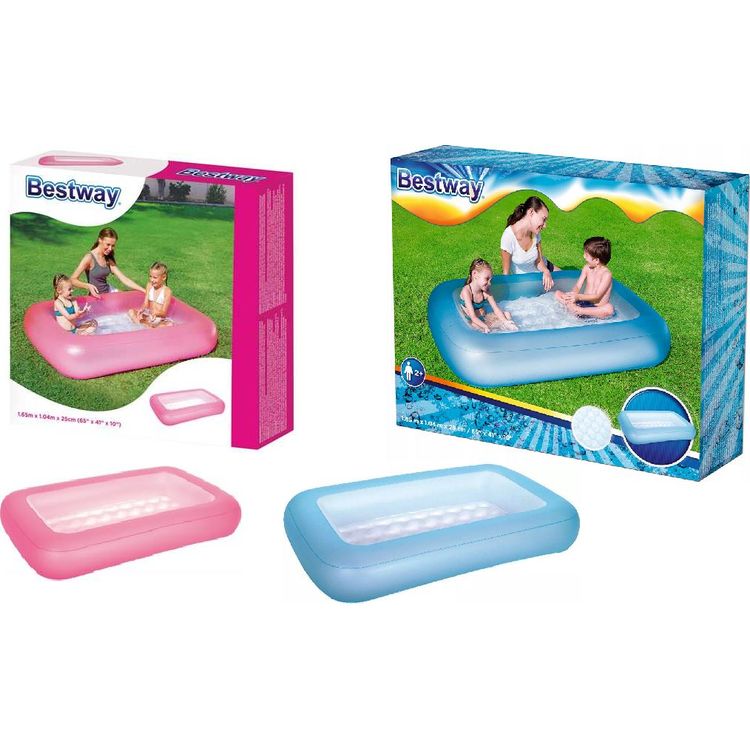 Tootefoto - Bestway T ispuhutav bassein 165x104x25 cm roosa sinine