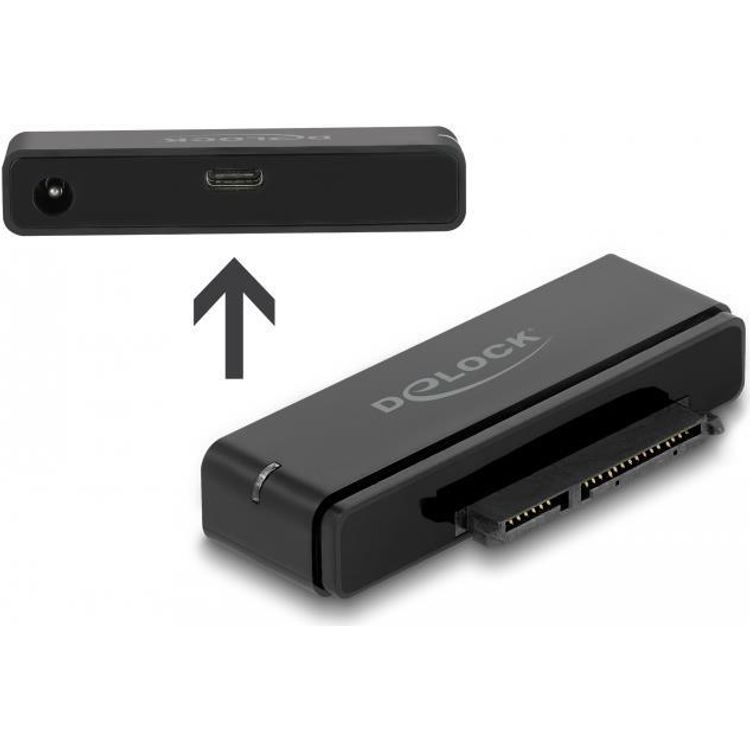 Tootefoto - DeLOCK 64188 kaabli soomuutja USB Type-C SATA Must