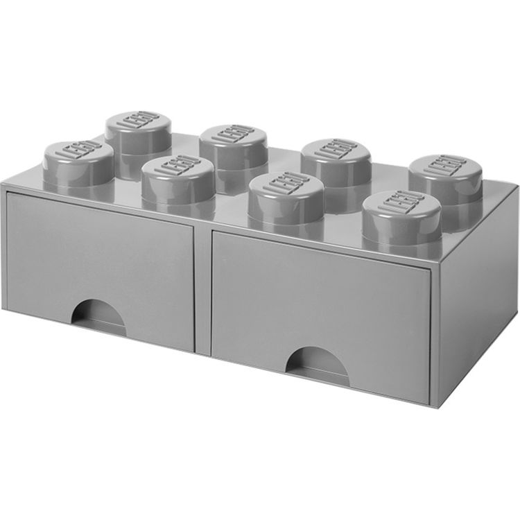 Tootefoto - Room Copenhagen - LEGO Brick Drawers 8 - Grey (40061740) (40061740)