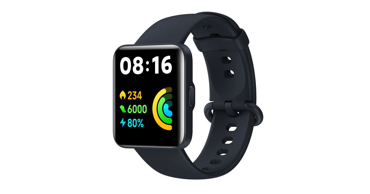 Xiaomi Redmi Watch 2 Lite 3.94 cm (1.55) TFT 41 mm Blue GPS (satellite) -  Activity monitors - Smartwatches and activity monitors - Sports and hobbies  - MT Shop