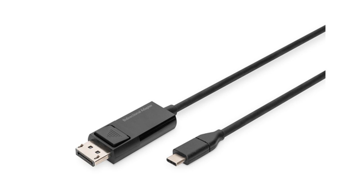 Digitus USB Type-C u003cu003du003e DisplayPort Bi-Directional Adapter Cable - USB cables  and adapters - Cables