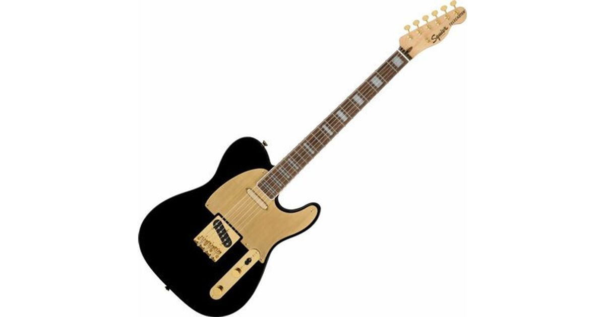 Fender Squier 40th Anniversary Telecaster Gold Edition LRL Black MT Shop