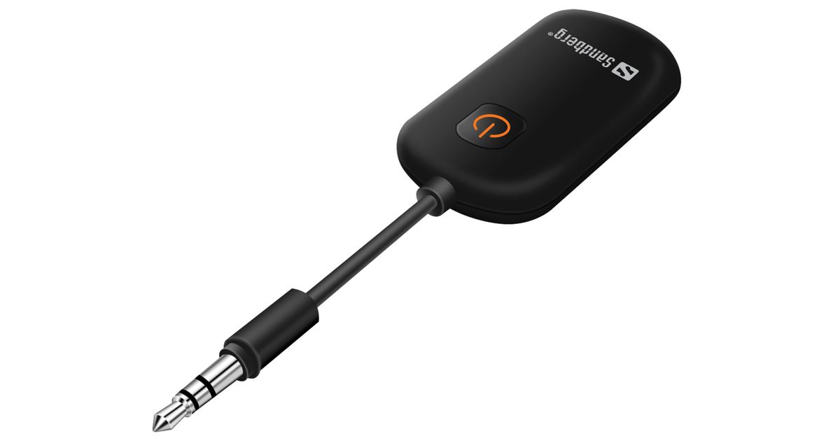 Sandberg 45012 Bluetooth Audio Link Adapter, Jack 3.5mm, Reach 10m