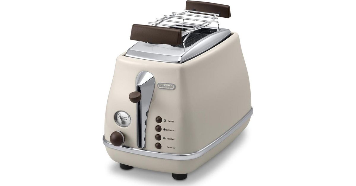 DeLonghi Icona Vintage Toaster CTOV 2103.BG Toasters Small kitchen appliances Home appliances MT Shop