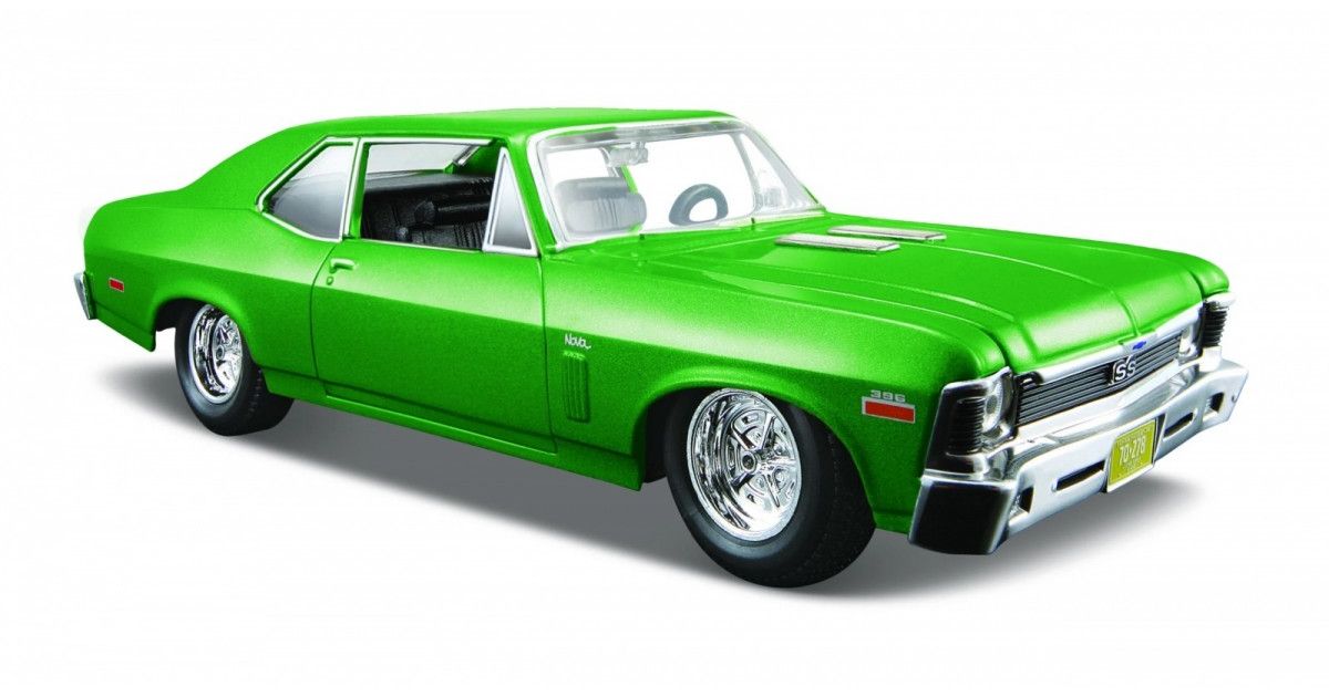 Maisto Composite Model Chevrolet Nova Ss Green Mt Shop