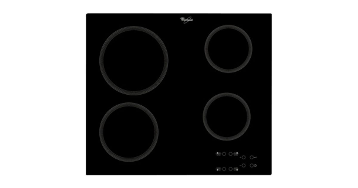 Whirlpool AKT 801/NE hob Black Builtin 58 cm Zone induction hob 4 zone