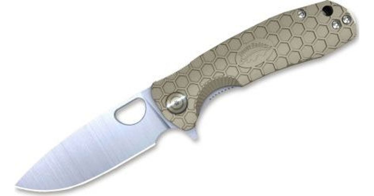 Honey Badger Honey Badger Flipper Knife Medium Tan Pocket knives Garden tools and equipment