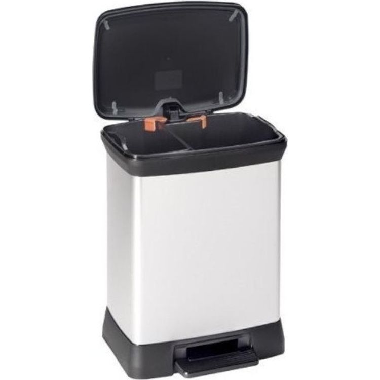 Tootefoto - Curver Deco Bins Deco 28 l Nelinurkne Plast Must, Hall