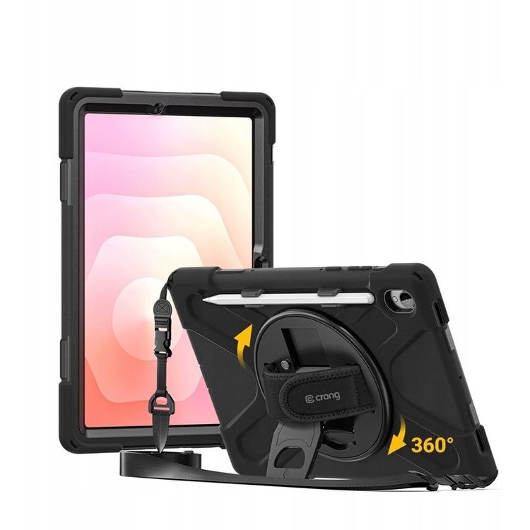 Tootefoto - Crong Defender Plus soomustatud mbris Samsung Galaxy Tab S11 11 (must) jaoks