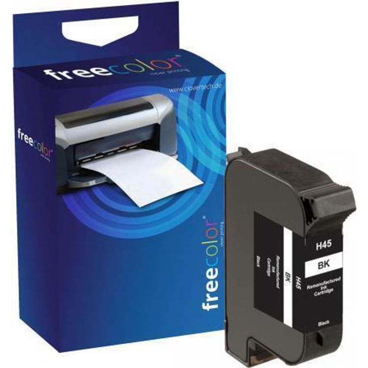 Tootefoto - FREECOLOR Tinte schwarz fuer HP DJ710/960C 42ml (800935)