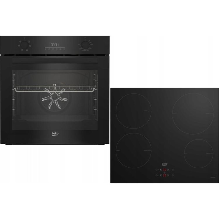 Tootefoto - Beko ahi ja pliidiplaat Beko BBSE 17300B ahju- ja pliidiplaadi komplekt