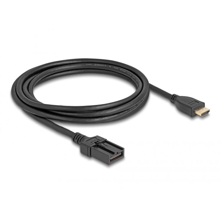 Tootefoto - DeLOCK 87906 HDMI-kaabel 3 m HDMI t p A (Standard) HDMI Type E Must