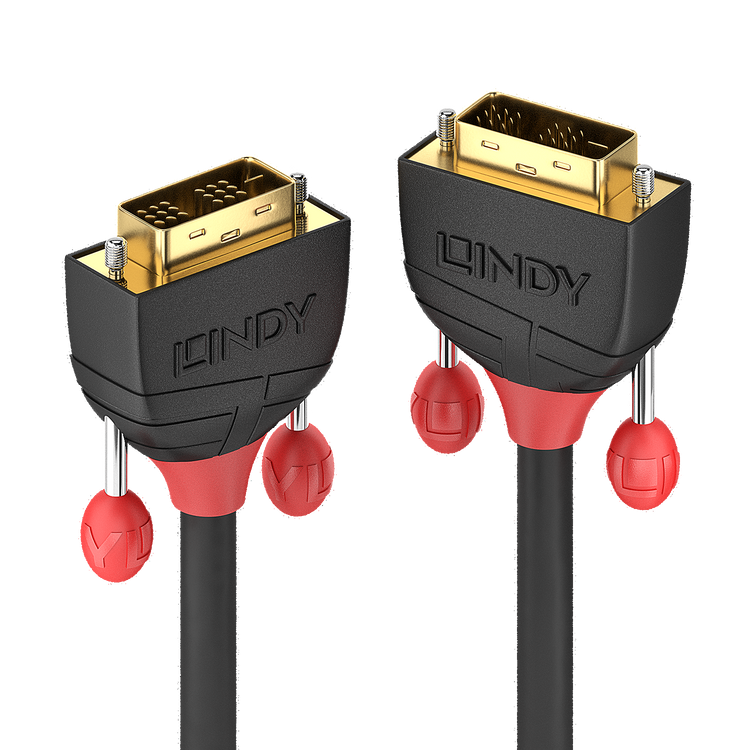 Tootefoto - Lindy 36258 DVI-kaabel 5 m DVI-D Must